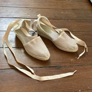 Sundance Catalog Ilse Jacobsen Espadrille Wedges Sz 8
